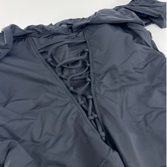 La Blanca Island Goddess Off Shoulder Ruffle One Piece Swimsuit 16 - Picture 8 of 12